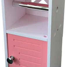 AOJEZOR Toilet Paper Holder Stand: PVC Freestanding Cabinet Storage for Small Bathroom Spaces for Homes and Renters-Jelly Pink