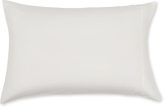 Amazon Basics Standard Pillow Cases Set of 2 - Lightweight, Super Soft Easy Care Microfiber, Cream, 30" L x 20" W, Pillows Not Included