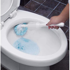 Fuller Brush Toilet Bowl Swab with Extra Strength Bowl Cleaner – Scratch-Free Toilet Bowl Cleaning, Long Handle, Deep Cleaning Under Rim
