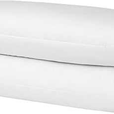 14x36 Lumbar Pillow Inserts for Bed, 2 Pack - Feather and Down Throw Pillow Inserts for Living Room Couch Bed Sofa