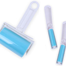 Reusable Lint Roller Sticky Picker Set Cleaner Lint Roller Pet Hair Remover Brush for Bed, Carpet, Sofa Medium Size + 2 Travel Size