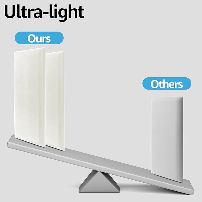 Art3d Peel and Stick Headboard for Full in Velvet Stone, Pack of 6 Panels Sized 9.84" x 23.62", Soundproof Wall Panels 3D, Upholstered Wall Panel