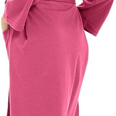 U2SKIIN Womens Robes, 100% Cotton Lightweight Robes 3/4 Sleeves Kimono Knit Soft Loungewear Short Bathrobe