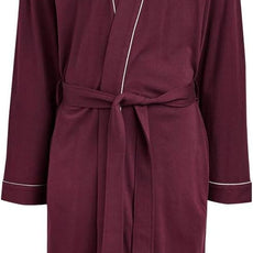 HOLOVE Men's Pure Cotton Bathrobe Lightweight Kimono and Hooded Spa Robes Soft Sleepwear