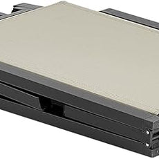 VEVOR Outdoor Chaise Lounge Chair Set of 2, 400 lbs Weight Capacity, Foldable Sun Tanning Chair, 5 Adjustable Positions, Easy Assembly, Aluminum Pool Recliner Lounge Chairs, for Beach Yard Patio