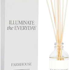 Sweet Water Decor Farmhouse Reed Diffuser Set - Apple, Orange, Pumpkin, Fall Scented Air Freshener - Scent Diffusers for Home, Long Lasting Fragrance, Made in The USA