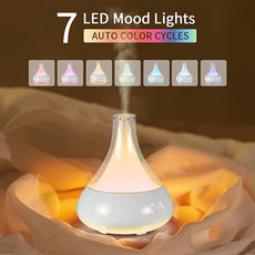 Smart Aromatherapy Diffuser & Humidifier – 350ML, App Controlled, Ultrasonic, Quiet, Multi-Color LED