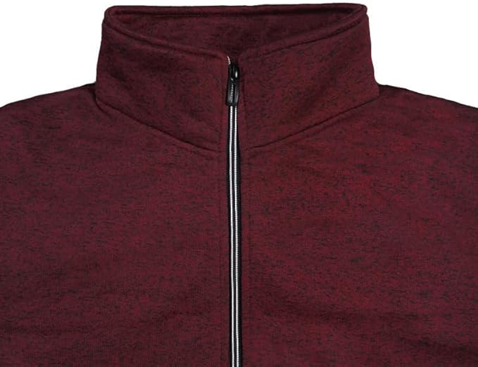 Men's Zipper Cardigan - Warm Casual Sweatshirt Autumn Winter Wear for Vacations Everyday Life