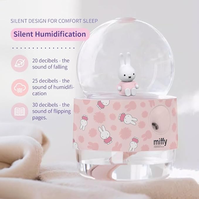Miffy Crystal Ball Mist Humidifier - Romantic Gift Choice(Pink)