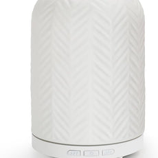 Essential Oil Diffuser – 2.4MHz Ultrasonic Aromatherapy Diffuser, Health Night Light, Timer & Auto Shut-Off, BPA-Free, 120ml Ceramic Oil Diffuser for Bedroom, Office, Spa, Yoga