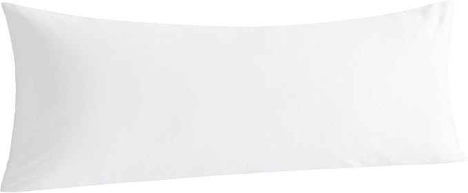 NTBAY Cotton Body Pillowcase - Envelope Closure 20x54 Pillowcase, Breathable and Soft Bed Pillow Case, Cream