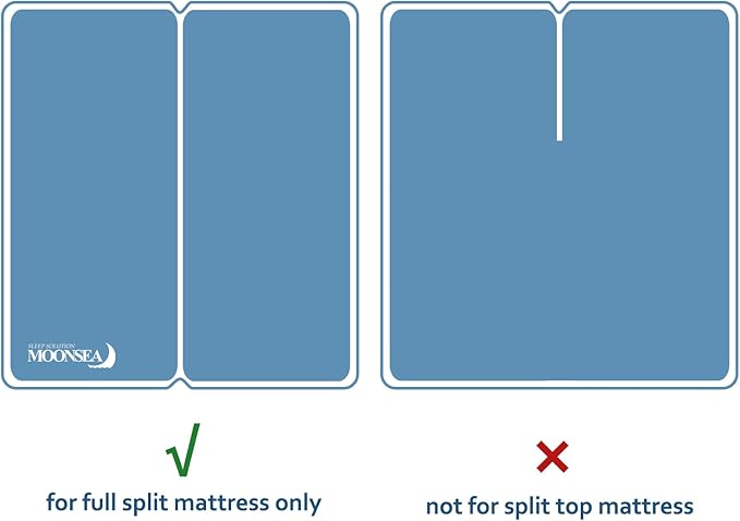 Split King Mattress Topper Protector Pad for Adjustable Bed Cover, Quilted, Breathable, Absorbent, Fitted Sheet Style, Machine Washable