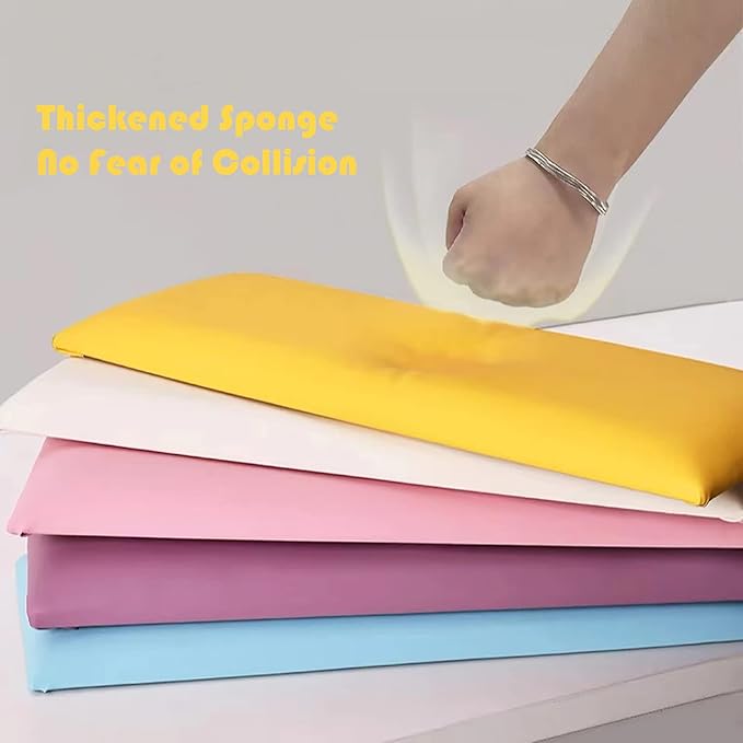 3D Anti-Collision Wall Padding, Peel and Stick Upholstered Wall Panels, Queen Headboard, Playroom Decorative Protection, Pack of 2 Panels Sized 23.6' X 11.8' (Green)