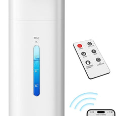 Smart Humidifiers Large Room Bedroom Home,2.11Gal(8L) Quiet Top Fill Cool Mist Humidifier,Smart App & Remote Control, 3 Speed Humidifier with 360°Nozzle,Humidity Setting for Baby Office Plant(White)