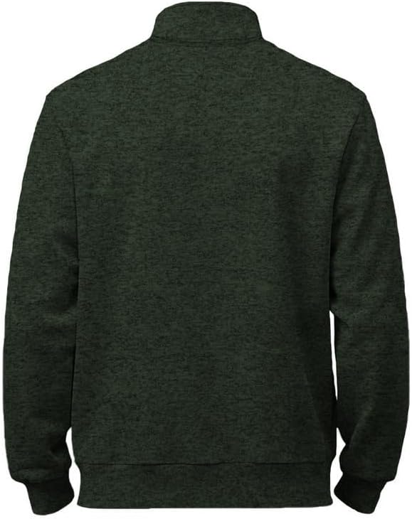 Men's Zipper Cardigan - Warm Casual Sweatshirt Autumn Winter Wear for Vacations Everyday Life
