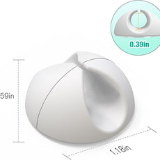 12 Pack Cable Clips, Znben Wire Organizer Holder Adhesive Cord Management Charger Wire Holder Clips for Desk, Home, Office, Car, Cubicle, Nightstand White