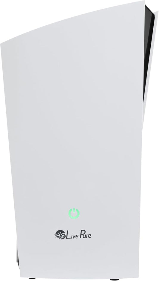LP485HUM LivePure Ultrasonic Humidifier (8.5 x 6.5 x 14.5 in) - Long Lasting Mist Performance, Quiet Operation, Compact Humidifier for Home, Bedroom, Nursery, Office, and Dorms – White