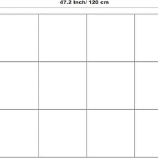 12-Pack White Felt Wall Tiles(11.8“x11.8”Each), 47.2“x 35.4” Large Cork Board Alternative, Self-Adhesive Bulletin Pin Board for Office Home Kitchen Photos & Memos