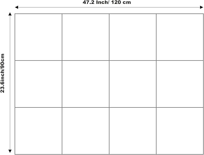 12-Pack Black Felt Wall Tiles(11.8“x11.8”Each), 47.2“x 35.4” Large Cork Board Alternative, Self-Adhesive Bulletin Pin Board for Office Home Kitchen Photos & Memos