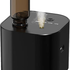 Scent Diffuser Waterless Essential Oil Diffusers with 3 Mist Modes,Cycle Start,Cordless Aroma Air Machine for 200 sq.ft Home/Office/Bedroom,Ultra Quiet,Includes 10ml Oil,Black