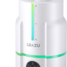 6L/1.6Gal Humidifiers for Bedroom, 60H Runtime 26 dB Quiet Supersized Cool Mist Air Humidifiers for Large Room, Baby Nursery, Plant, Indoor, Night Light, Easy to Clean, Precise Humidity Control