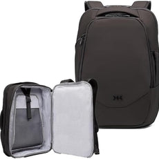 Knack Small Series 2 Laptop Backpack Fits up to 16 Inch Laptops - Knack Bags Carry-On Backpack, TSA Approved, Expandable Travel Backpacks With 2 Day Outfit Capacity, Midnight Black