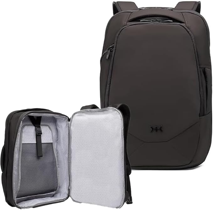 Knack Small Series 2 Laptop Backpack Fits up to 16 Inch Laptops - Knack Bags Carry-On Backpack, TSA Approved, Expandable Travel Backpacks With 2 Day Outfit Capacity, Midnight Black