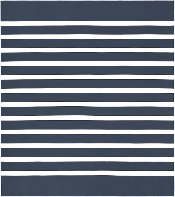 SummerSand Microfiber Beach Towel XXL Oversized (71 x 63 in) - Quick Dry, Sand Free - Compact and Lightweight for Travel - Recycled Materials - Extra Large Beach Blanket – Deep Blue