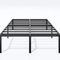 Metal Bed Frame King Size - 18 Inch Heavy-Duty King Platform Bed Frame No Box Spring Needed, Easy Assembly, Noise-Free, Sturdy Mattress Foundation, Underbed Storage Space
