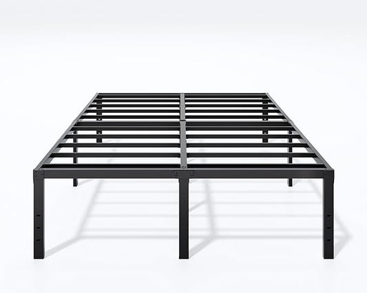 Metal Bed Frame Full Size - 18 Inch Heavy-Duty Full Platform Bed Frame No Box Spring Needed, Easy Assembly, Noise-Free, Sturdy Mattress Foundation, Underbed Storage Space