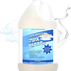 Advanage 20X All Purpose Cleaner Concentrate - The Wonder Cleaner Unscented for All Surfaces Around Bathroom, Kitchen, Oil and Grease | Multi Purpose Cleaner for Household Cleaning Solution, 128 Fl Oz