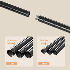 Heavy Duty Rolling Garment Rack 3 Tiers Adjustable Wire Shelving Clothes Rack with Rods and Side Hooks,Storage Closet Clothing Rack with Wheels Black 17.7