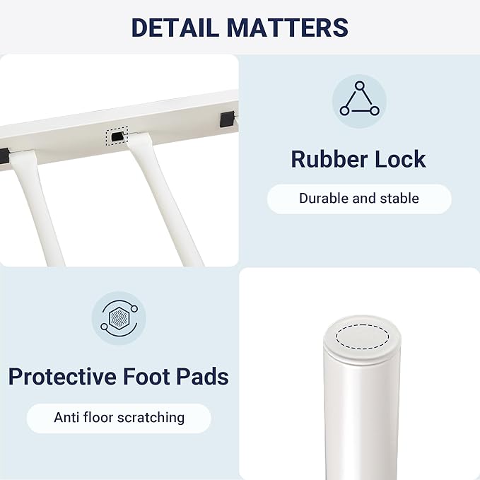 Allewie 14 Inch Twin Size Metal Platform Bed Frame with Victorian Vintage Headboard and Footboard/Mattress Foundation/Under Bed Storage/No Box Spring Needed/Easy Assembly/Noise Free/White