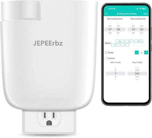 Plug in Diffuser, Waterless Oil Diffuser for Home, Essential Oil Plug in Wall, Smart Bluetooth App Control, Up to 500 Sq.ft Coverage, White