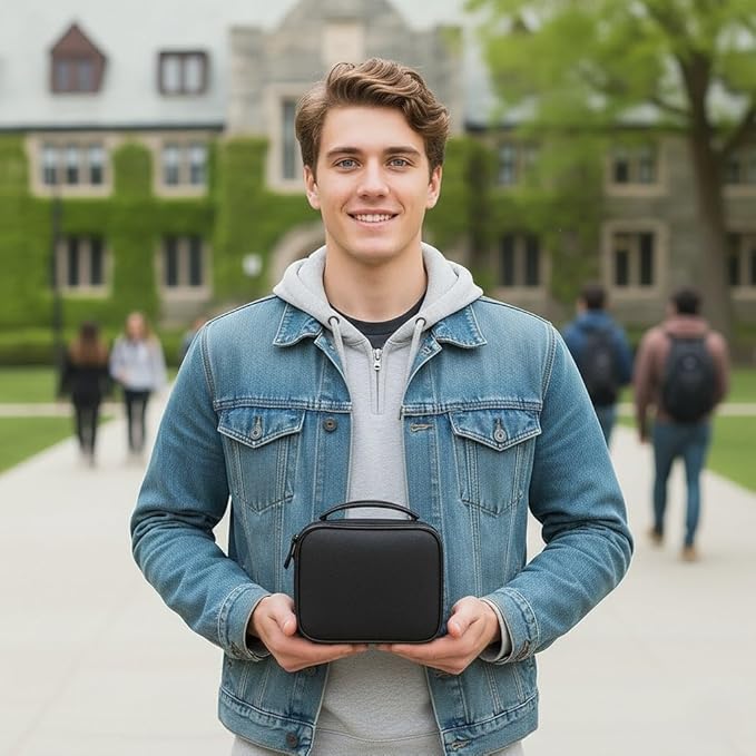 MediKit: Essential Medication Kit (Pain, Cold, Allergy, Stomach & Other: 70 items). Compact 6"x8", Water Resistant Bag, Color-Coded Organization. Travel (Business/Holiday), Students & Campers. HSA/FSA