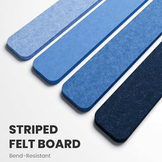 Cork Board Alternative Felt Strip Board 8-Pack 13