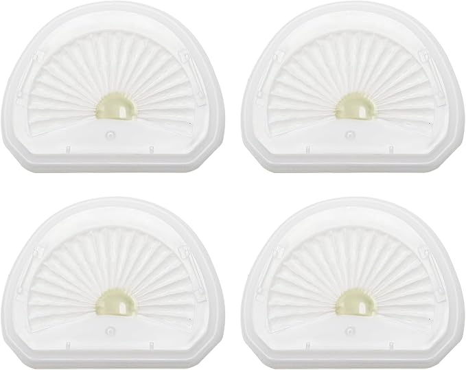 VLPF10 Replacement Filters Compatible with Black and Decker Dustbuster Hand Vacuum Model HLVA315J HLVA320J00 N575266 by Funmit (4 Pack)