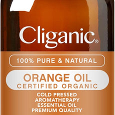 Cliganic Organic Sweet Orange Essential Oil, 1oz - 100% Pure Natural for Aromatherapy Diffuser | Non-GMO Verified (Packaging May Vary)