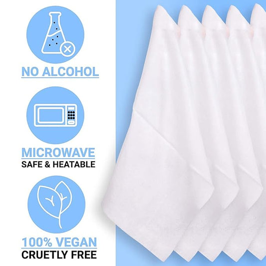 Drench Luxury Rinse Free No Alcohol Shower Wipes for Elderly Bedridden & Adults - Hassle-free No Water Disposable Bathing & Cleansing Body Wipes - Microwavable (60 Pack)