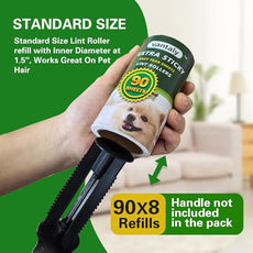 Extra Sticky Lint Roller Refills,Fits Most 3.9