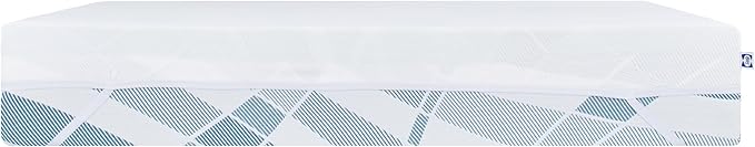 Sealy Dreamlife 2” Gel Memory Foam Queen Mattress Topper with Cooling Cover, SealyComfort Gel Foam, SealyCool Stretch Knit Cover with Corner Straps