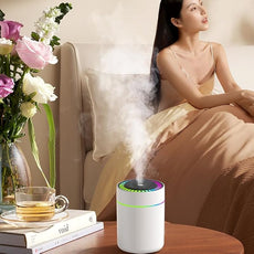 180ml Portable Small Humidifier with Colorful LED Night Light, USB Personal Desktop Humidifier for Car Home Office Travel, Auto Shut-Off, 2 Mist Modes, Super Quiet