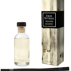 Urban Naturals Vanilla Bean Scented Oil Reed Diffuser Gift Set | Vanilla Cream, Amber & Sweet Tonka Bean | Made in The USA