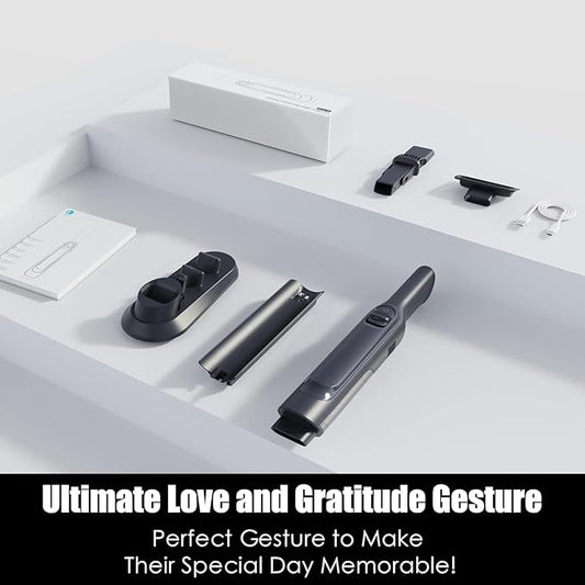 Handheld Vacuum Cordless, Lightweight 1.4lb with Powerful Suction, Charging Dock, Single Touch Empty and Detachable Dust Cup, Portable Mini Car Vac for Home Office and Pet Hair