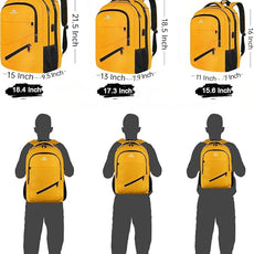 MATEIN 18.4 Inch TSA Approved Backpack, Extra Large 50 L Outdoor Carryon Backpack with Seperated Laptop Compartment, Work Travel Daypack with USB Charging Port, Creative Gifts for Men Women