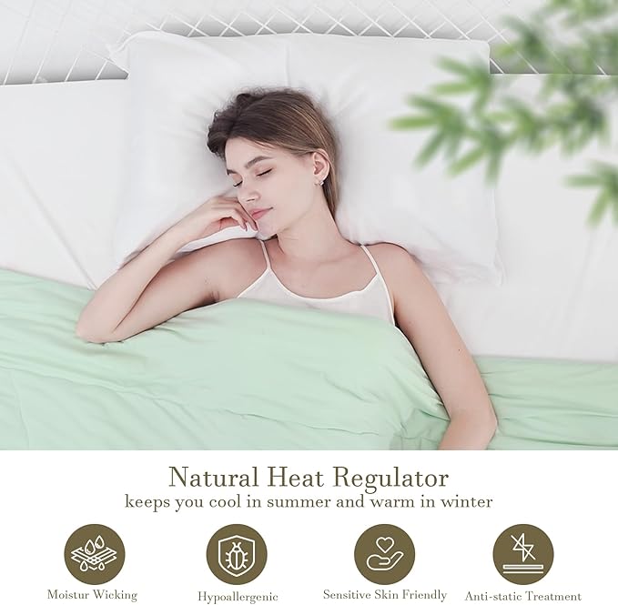 Avolare 2 Pack Pillowcases with Envelope Closure, Summer Pillow Case King Size, Breathable & Machine Washable Pillow Covers for Hot Sleepers, Night Sweats - White (20"x36")