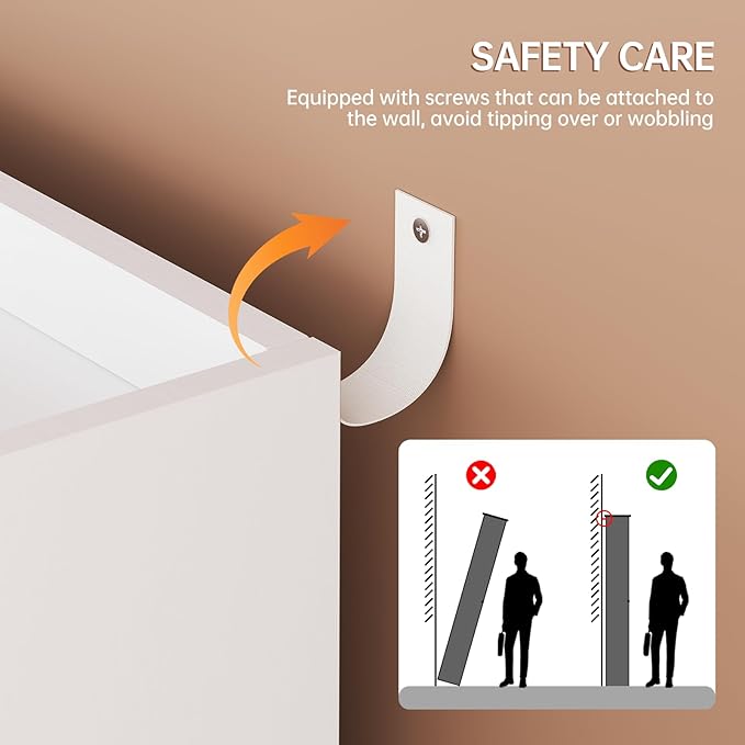 FURSUN 32" W Over The Toilet Storage Cabinet with Metal Frame, Bathroom Organizer with Adjustable Shelves and Paper Holder, 7 Storage Shelves, Farmhouse Storage Cabinet for Bathroom, Laundry, White