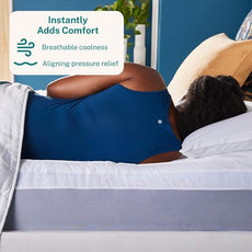 Sleep Innovations Dual Layer 4 Inch Memory Foam Mattress Topper, Twin Size, Medium Support, 2 Inch Cooling Gel Memory Foam Plus 2 Inch Pillow Top Cover