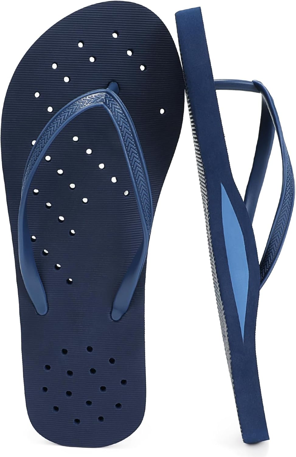 STQ Shower Shoes Women Quickly Dry Arch Support Flip Flops Non Slip Beach Pool Dorm Thong Sandals with Drain Holes