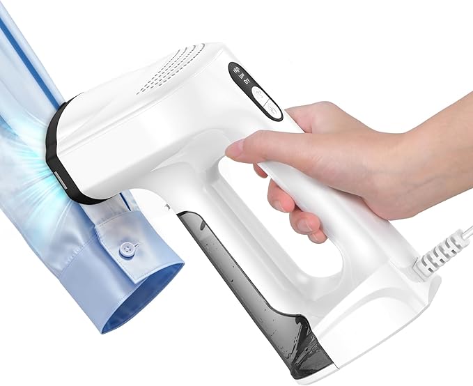 Sweepulire Vacuum Steamer for Clothes, 2500Pa Suction Handheld Clothes Steamer, 3 Modes, LED Display, Portable Travel Steamers for Clothes, Steaming & Ironing 2 In 1, 160ml Water Tank (for 110-120V)